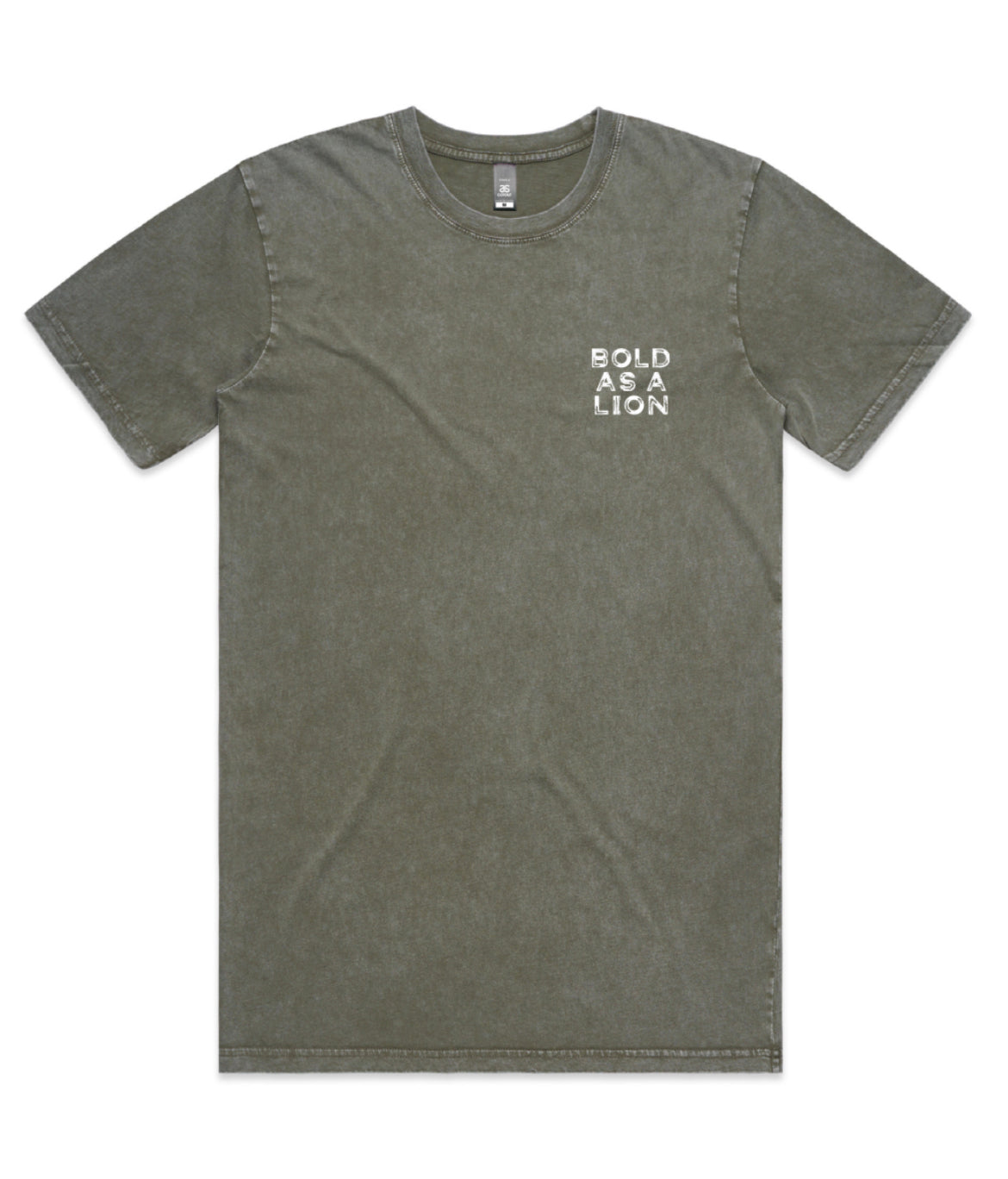Bold As A Lion T-shirt - Moss Green