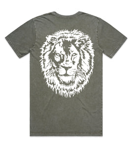 Bold As A Lion T-shirt - Moss Green